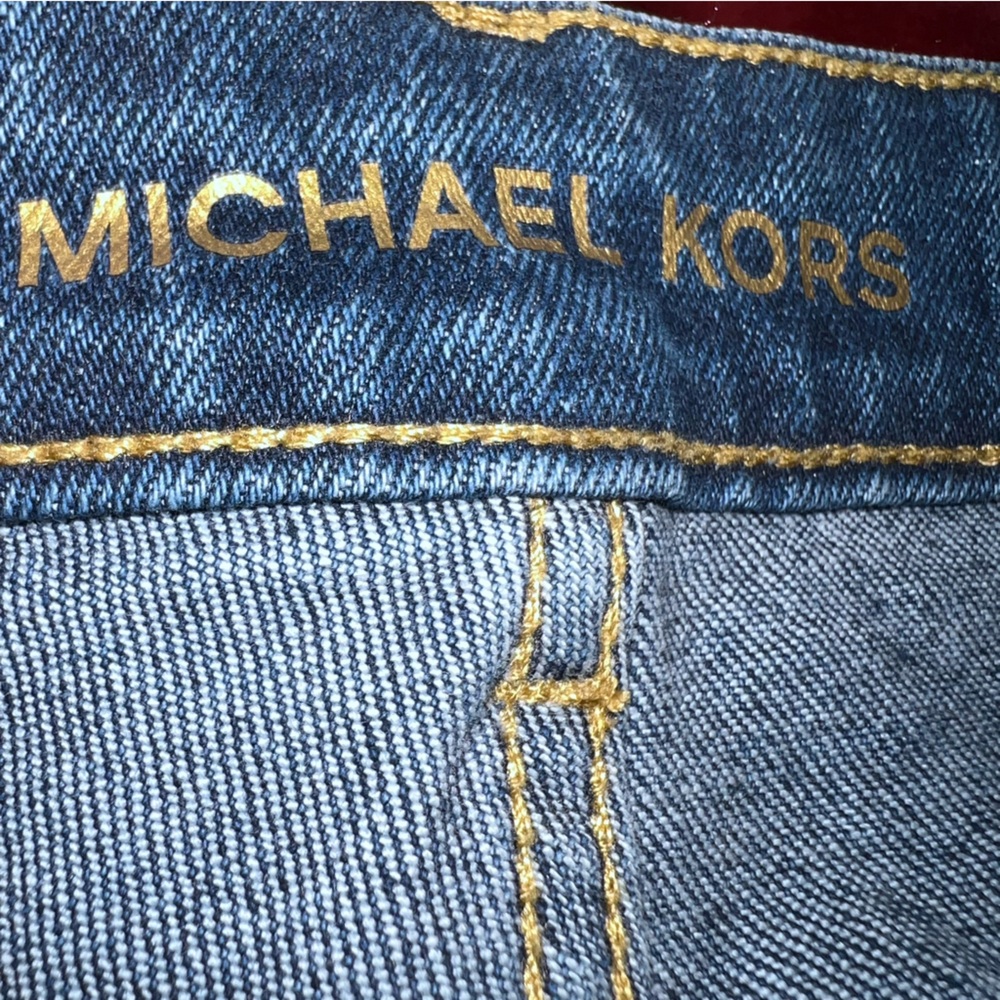 Michael Kors High Rise Straight Leg Jeans Medium Wash Women’s Size 8 - Picture 13 of 14